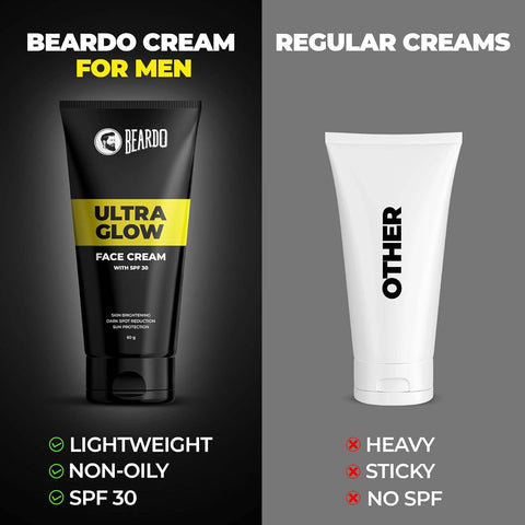 Beardo Ultraglow Face Cream 60g - All-in-One Moisturiser, SPF 30 Protection - Image 5