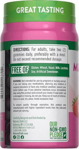 Nature's Truth Women's Multivitamin + Collagen Gummies - 70 Count, Non-GMO, Gluten Free - Image 7