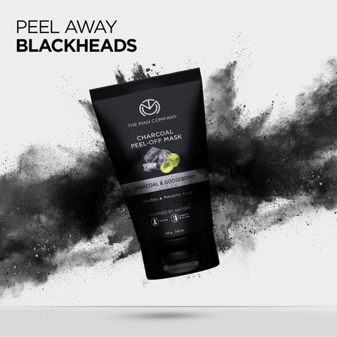 The Man Company Peel Off Mask| Moringa and Gooseberry Charcoal| 100GMÂ