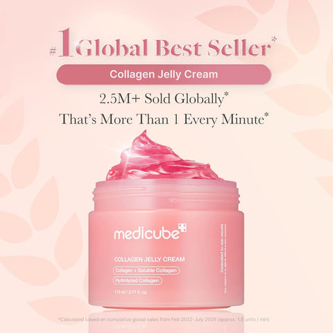 Medicube Collagen Jelly Cream - Niacinamide & Hydrolyzed Collagen - 110ml - Image 2