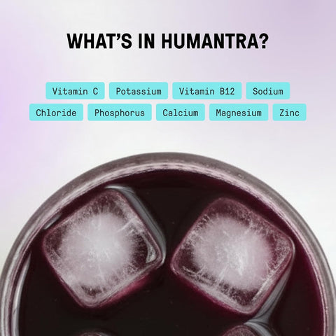 Humantra Electrolyte Powder - Elderberry Flavour, 20 Sachets - Image 4