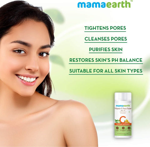 Mamaearth Vitamin C Face Toner with Aloe Vera & Cucumber - 200ml - Image 3