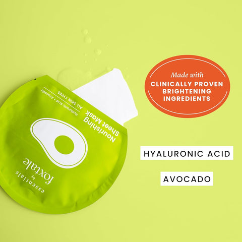 Foxtale Essentials Nourishing Sheet Mask - Vitamin & Natural Extract Infused - Single Sheet - Image 5