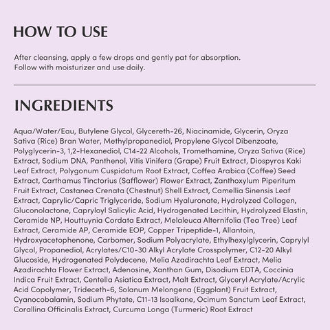 Eqqualberry Purple PDRN Serum - Vegan Collagen, Niacinamide & CICA, 30ml - Image 8