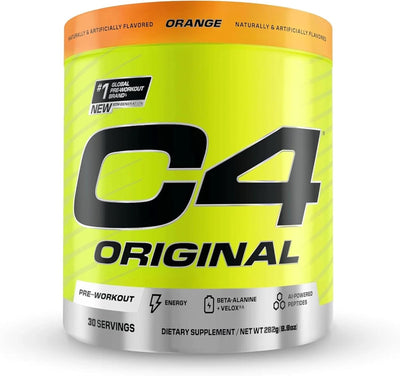 Cellucor C4 Original Pre Workout Powder with Creatine, Orange - 30 Servings