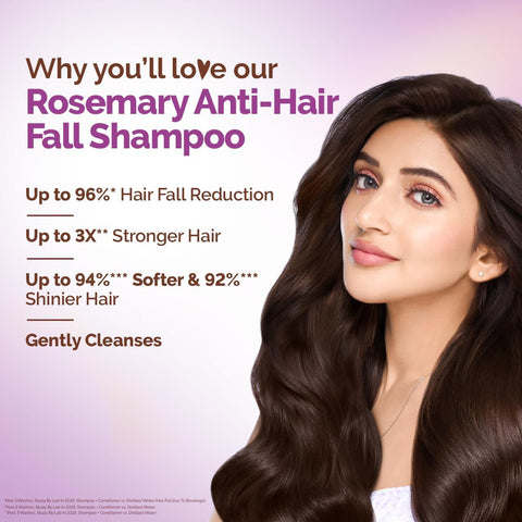 Mamaearth Rosemary Anti-Hair Fall Shampoo with Methi Dana, 250ml - Image 3