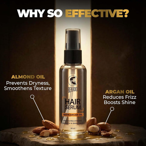 Beardo Hair Serum with Argan Oil for Men, 50ml - Image 4