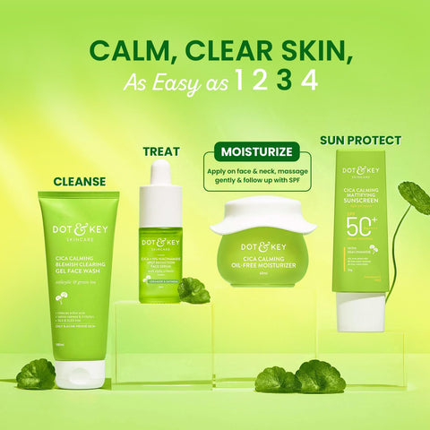 مرطب Dot &amp; Key CICA + Niacinamide الخالي من الزيوت، 60 مل