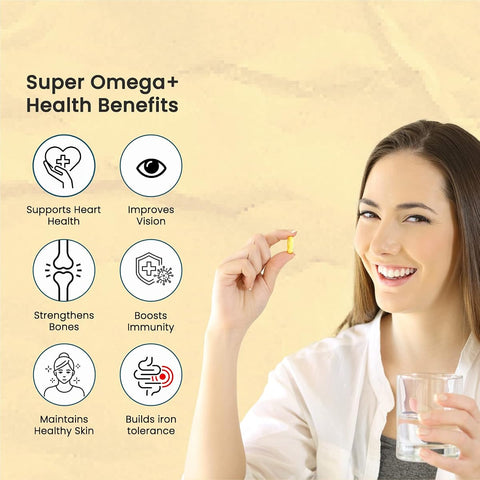 Valeo Super Omega+ Fish Oil 1200mg with EPA & DHA - 60 Softgels - Image 7