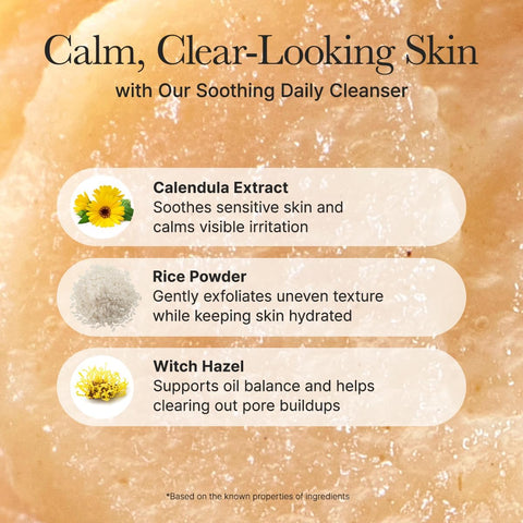Arencia Calendula Rice Mochi Cleanser - Deep-Cleansing Cream, 120g - Image 5