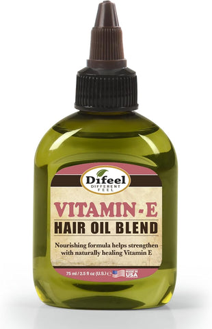 Difeel Premium Natural Hair Oil - Vitamin E, 75ml