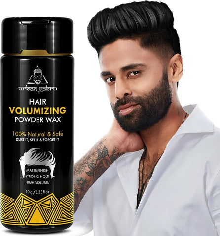 Urban Gabru Hair Volumizing Powder Wax - Strong Hold, Matte Finish, 10g