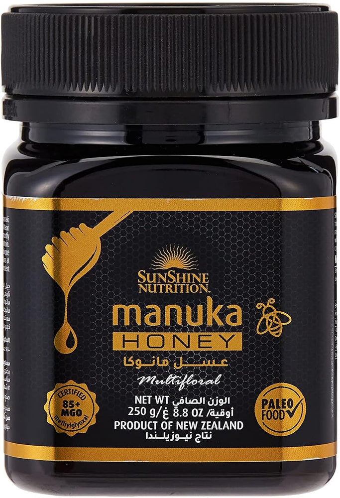 Sunshine Nutrition Manuka Honey 85+ MGO - 100% Pure Superfood - 250g