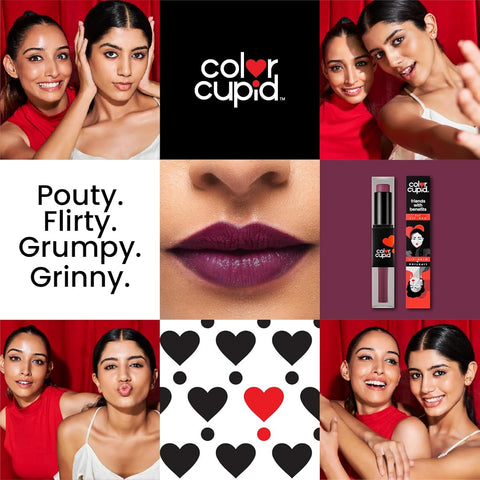 Color Cupid Lip Balm + Liquid Lipstick Plumbite LB6 - 2-in-1 Duo - Image 6