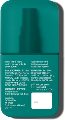 Arata Sea Salt Thickening Hair Spray - Biotin & Niacinamide Infused, 50ml - Image 7