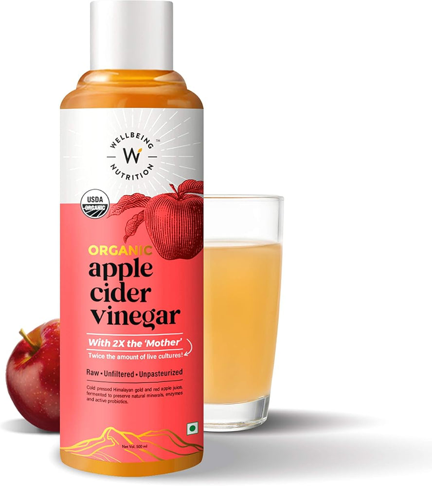Wellbeing Nutrition Organic Himalayan Apple Cider Vinegar with Mother - 500ml