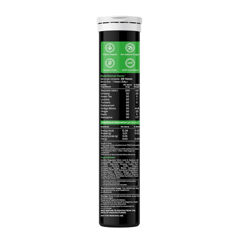 AURIC Liver Detox Effervescent Tablet - Drop Fizz & Drink Tablets 20