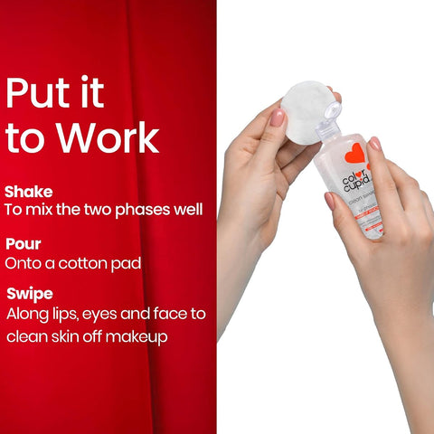 Color Cupid Biphasic Makeup Remover - Dual Formula, 70ml - Image 3
