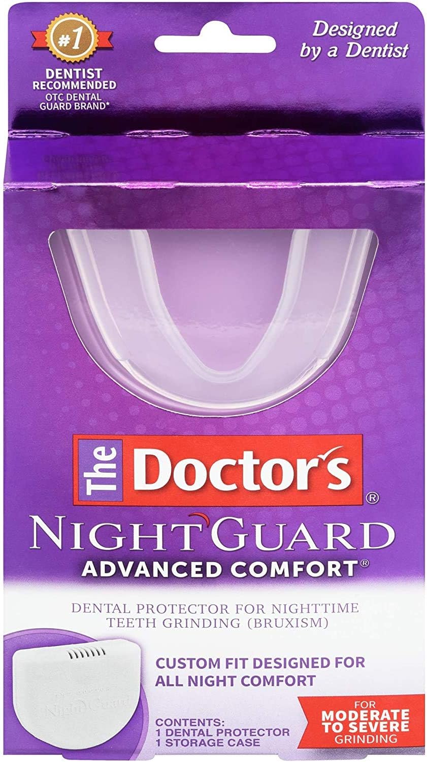 The Doctor's Nightguard, Dental Guard for Teeth Grinding Pack of 2