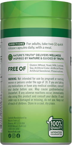Nature's Truth Saw Palmetto Herbal Complex - 120 Capsules - Image 7