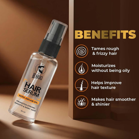 Beardo Hair Serum with Argan Oil for Men, 50ml - Image 3