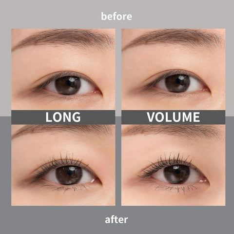Rom&Nd Han All Fix Mascara L02 Long Ash - Water & Oil Resistant, 7g - Image 6