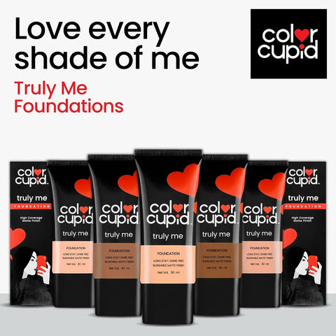Color Cupid Truly Me Foundation with Hyaluronic Acid - Vanilla F01, 30ml - Image 7