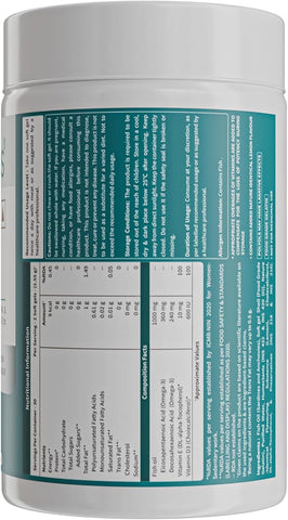Neuherbs Mini Deep Sea Fish Oil Omega 3 with Lemon Flavour - 1000mg, 60 Softgels - Image 7