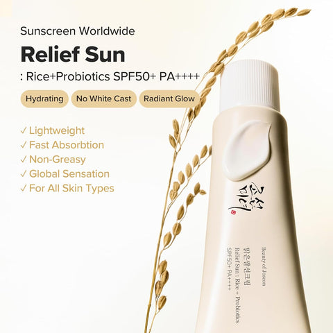 Beauty of Joseon Relief Sun Rice Probiotics SPF 50+ PA++++ Cream - 50ml - Image 3