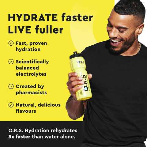 ORS Hydration Tablets - Electrolytes, Lemon Flavour, 12 Tablets - Image 2