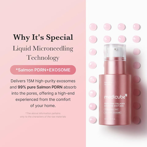 Medicube PDRN Pink Collagen Exosome Shot Serum - Liquid Skin Booster, 30ml - Image 5