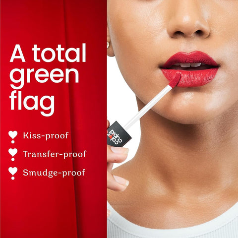 Color Cupid Liquid Lipstick with Hyaluronic Acid & Ceramide - Long Stay Red LL1 - 4ml - Image 2