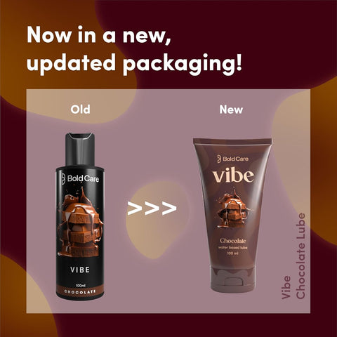 Boldcare Vibe Natural Water-Based Personal Lubricant - Premium Chocolate Flavour, 100ml - Image 3