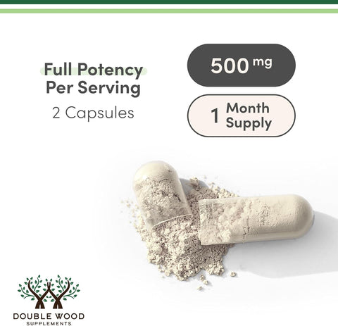 Doublewood NAD+ Supplement 500mg Capsules, 60 Count - Image 3