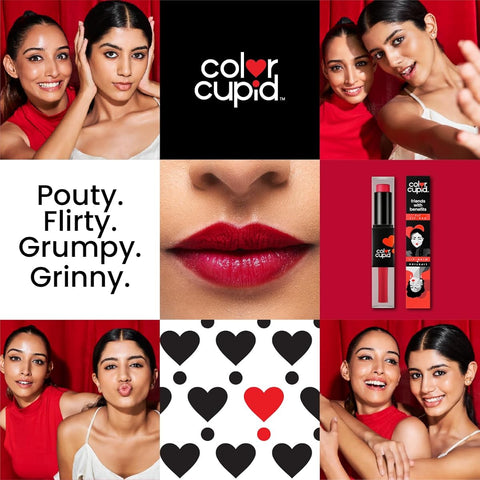 Color Cupid Redreign LB5 Lip Balm + Liquid Lipstick Duo - Image 6