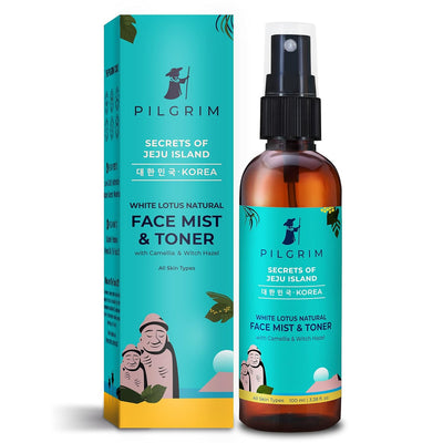 Pilgrim Korean Beauty White Lotus Refreshing Face Mist & Toner 100 ml