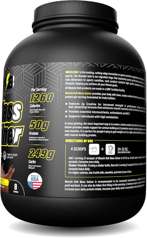 Muscle Bolt Mass Gainer Chocolate 6lb