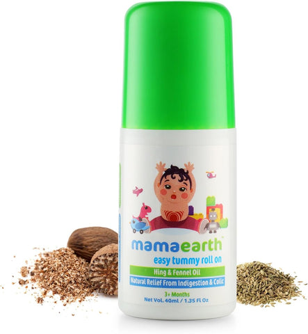 Mamaearth Easy Tummy Roll On for Colic & Gas Relief with Hing & Fennel Oil - 40ml