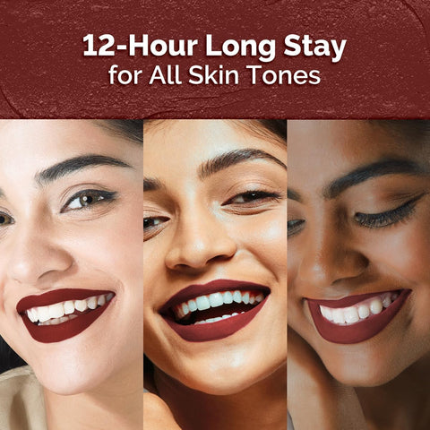 Mamaearth Moisture Matte Lipstick - Hazelnut Brown, Avocado Oil & Vitamin E - 2g - Image 5