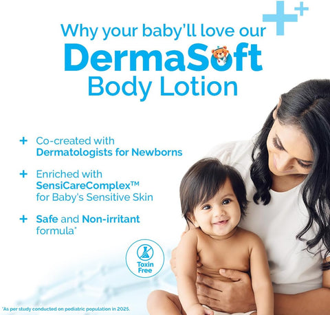 Mamaearth Baby DermaSoft Body Lotion - SensiCareComplex, 250ml - Image 4