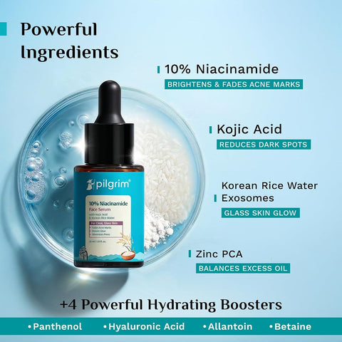 Pilgrim 10% Niacinamide & 1% Zinc PCA Face Serum - 30ml - Image 5