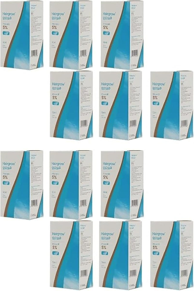 Dar Al Dawa Hairgrow 5% Minoxidil Solution - Hair Growth Treatment 50ML