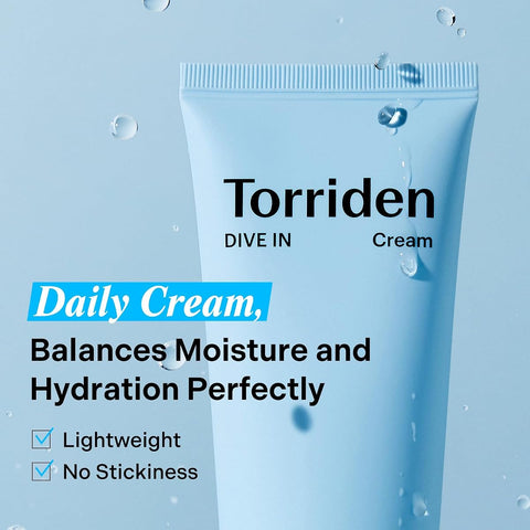 Torriden Dive In Low Molecular Hyaluronic Acid Face Moisturiser Cream, 80ml - Image 3