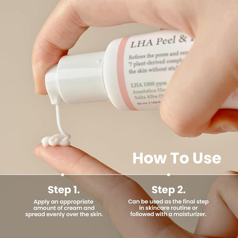 AXIS-Y LHA Peel & Fill Pore Balancing Cream - Pore Care, LHA & ACZERO Formula - 50ml - Image 7
