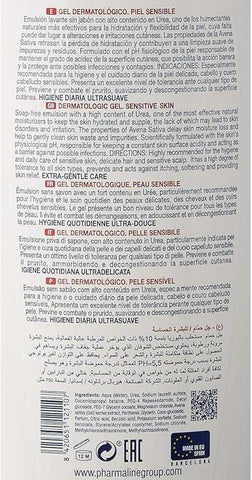 PharmaLine Sensitive Dermatologic Shower Gel with Urea and Oats - 750ML - Image 3