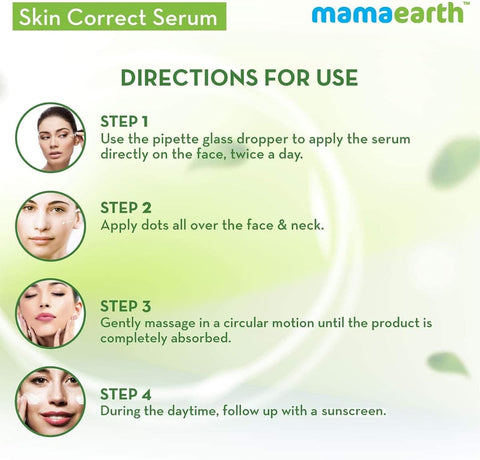 Mamaearth Skin Correct Face Serum - 10% Niacinamide & Ginger Extract, 30ml - Image 5