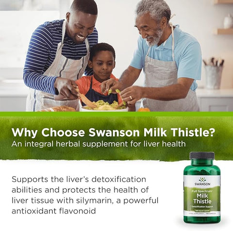 Swanson, Milk Thistle, 120 Capsules
