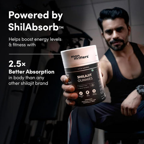 Man Matters Pure Himalayan Shilajit Gummies with KSM-66 Ashwagandha, 60 Gummies - Image 4