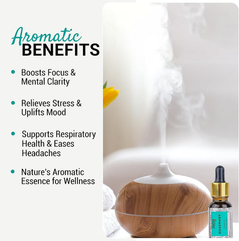 ReyNaturals Rosemary Essential Oil for Hair, Skin & Aroma - 15ml - Image 5