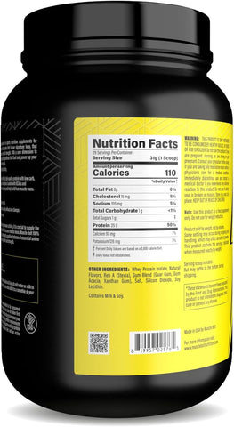 Muscle Bolt 100% Whey Protein Isolate Vanilla 2lb